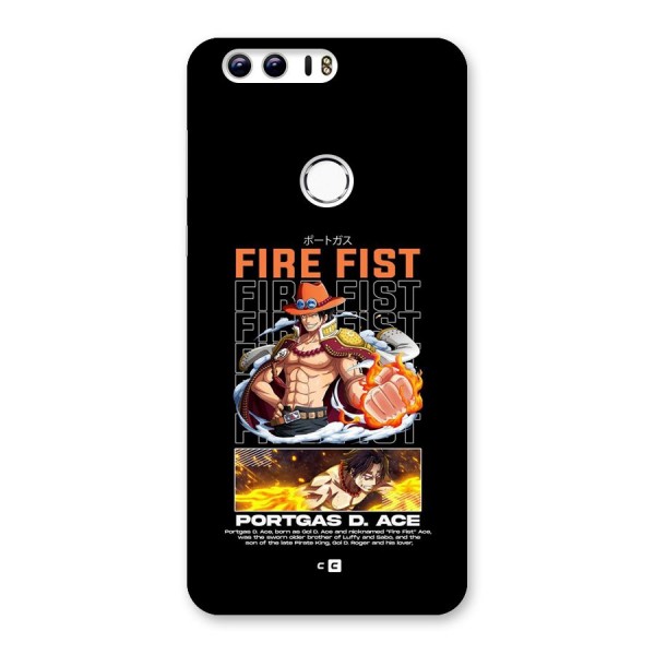 Fire Fist Ace Back Case for Honor 8