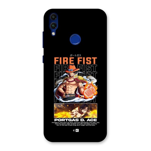 Fire Fist Ace Back Case for Honor 8C