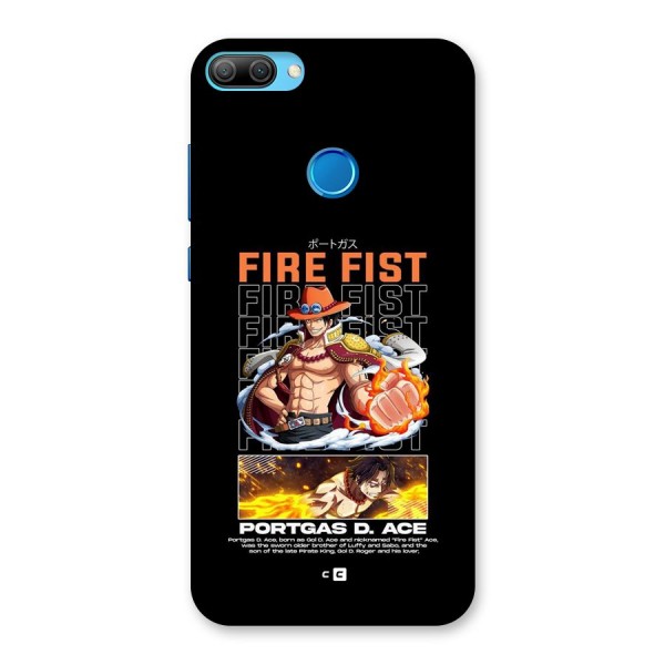 Fire Fist Ace Back Case for Honor 9N