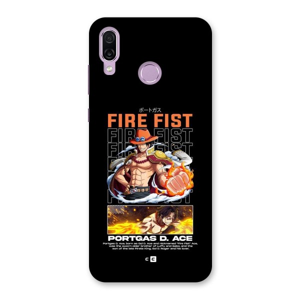 Fire Fist Ace Back Case for Honor Play