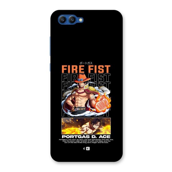 Fire Fist Ace Back Case for Honor View 10