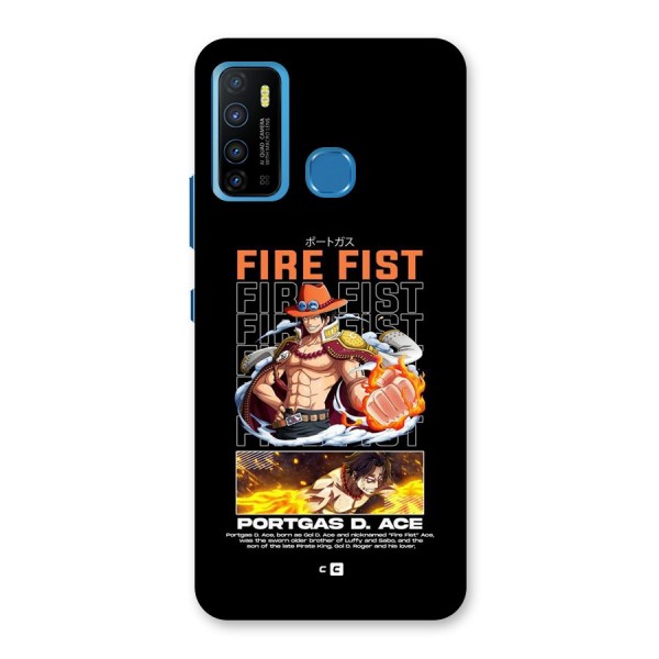 Fire Fist Ace Back Case for Infinix Hot 9