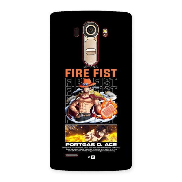 Fire Fist Ace Back Case for LG G4