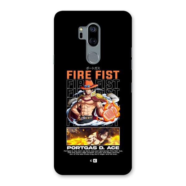 Fire Fist Ace Back Case for LG G7