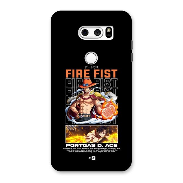 Fire Fist Ace Back Case for LG V30