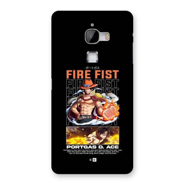 Fire Fist Ace Back Case for LeTV Le Max