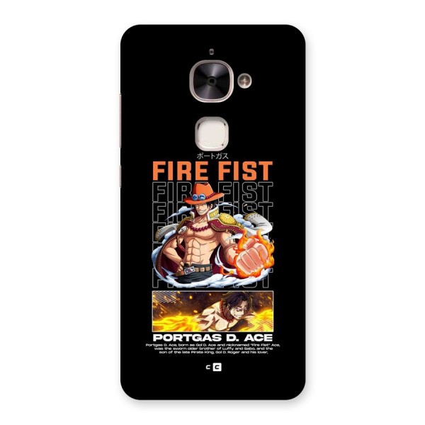 Fire Fist Ace Back Case for Le 2