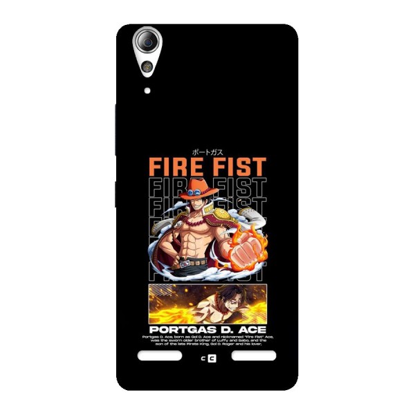 Fire Fist Ace Back Case for Lenovo A6000