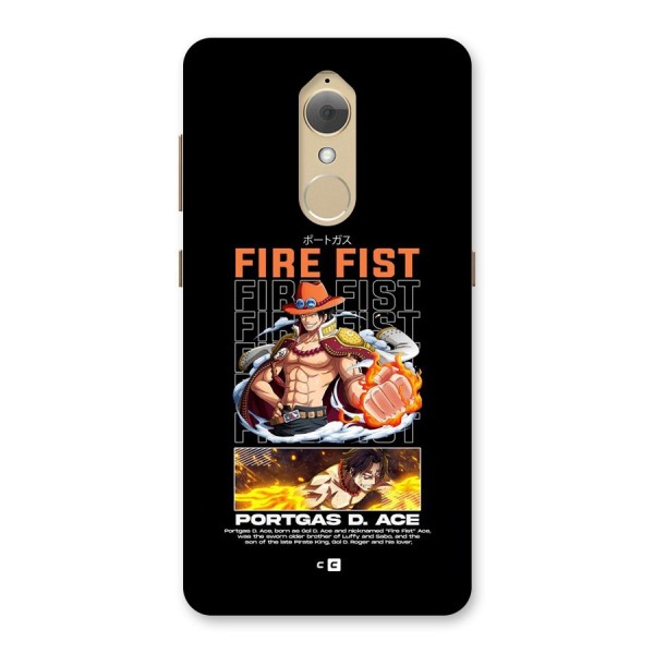 Fire Fist Ace Back Case for Lenovo K8