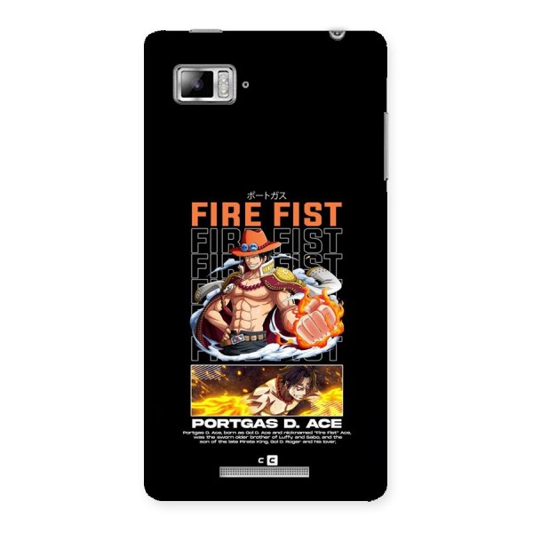 Fire Fist Ace Back Case for Lenovo Vibe Z K910