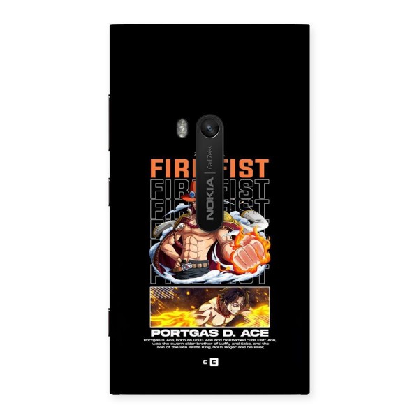 Fire Fist Ace Back Case for Lumia 920