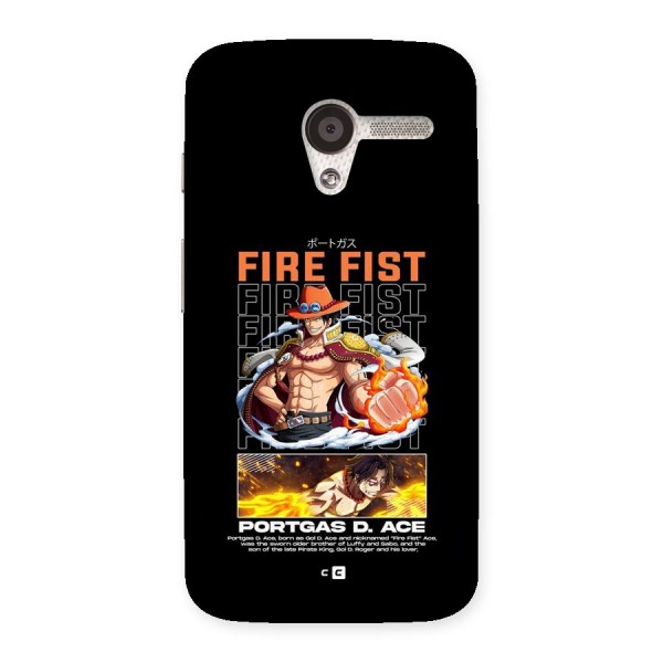 Fire Fist Ace Back Case for Moto X
