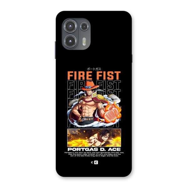 Fire Fist Ace Back Case for Motorola Edge 20 Fusion