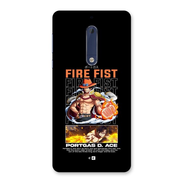 Fire Fist Ace Back Case for Nokia 5