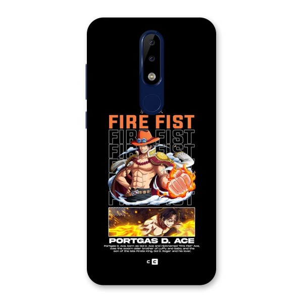 Fire Fist Ace Back Case for Nokia 5.1 Plus