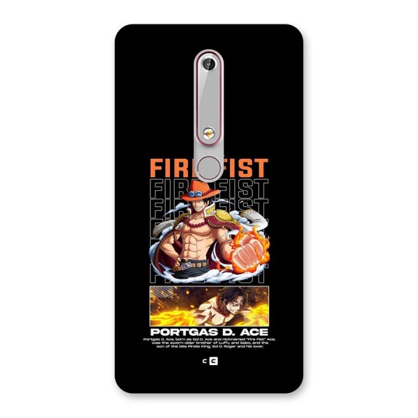 Fire Fist Ace Back Case for Nokia 6.1