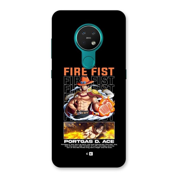 Fire Fist Ace Back Case for Nokia 7.2