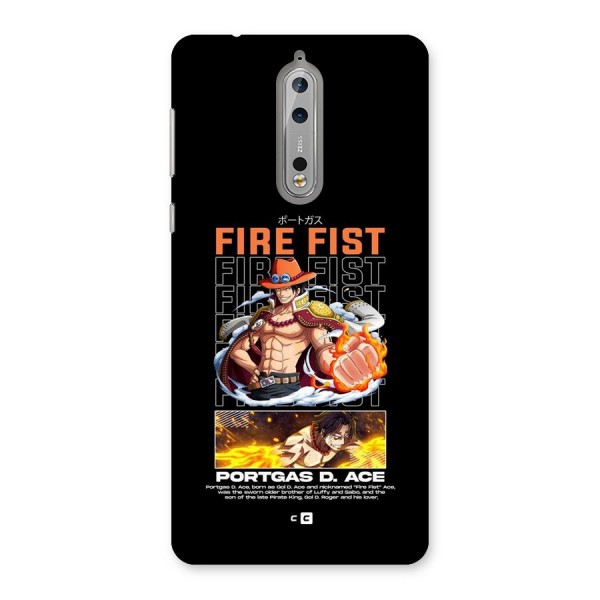 Fire Fist Ace Back Case for Nokia 8