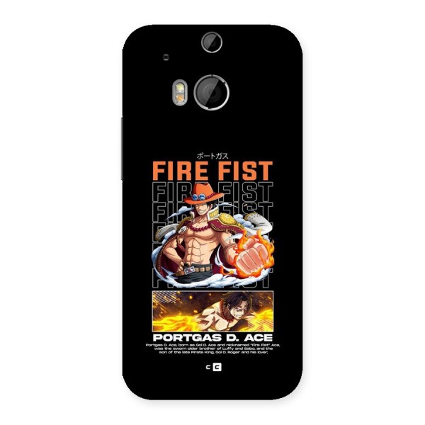 Fire Fist Ace Back Case for One M8