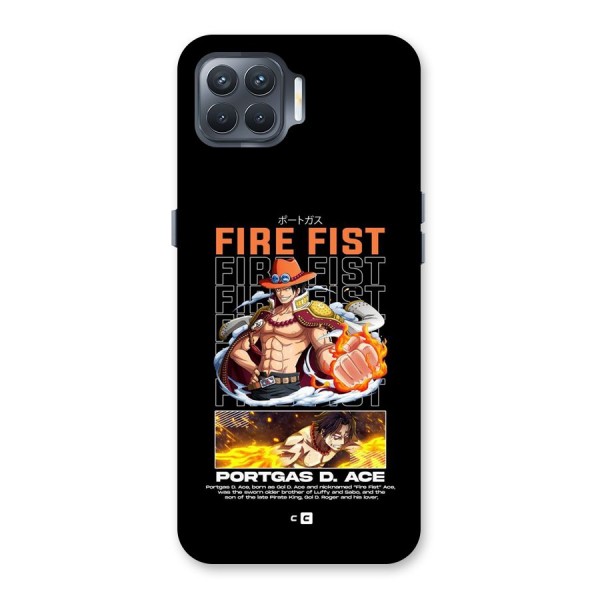 Fire Fist Ace Back Case for Oppo F17 Pro