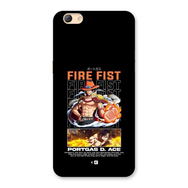 Fire Fist Ace Back Case for Oppo F3 Plus