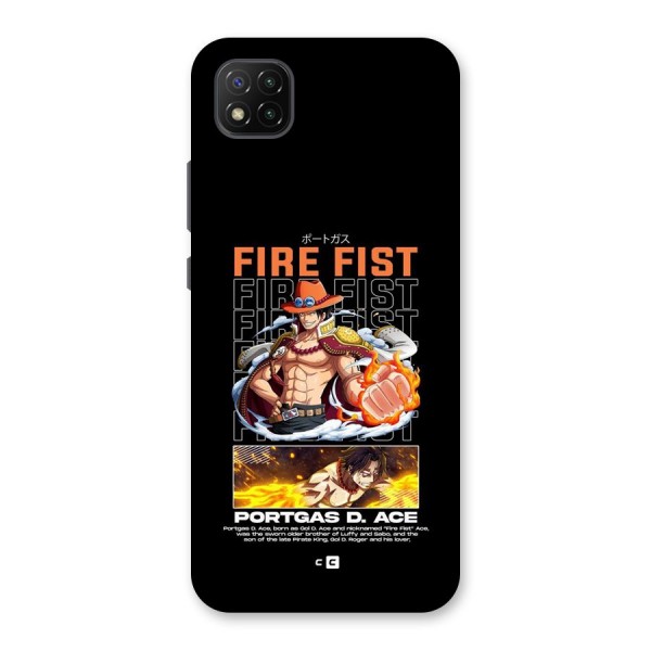 Fire Fist Ace Back Case for Poco C3