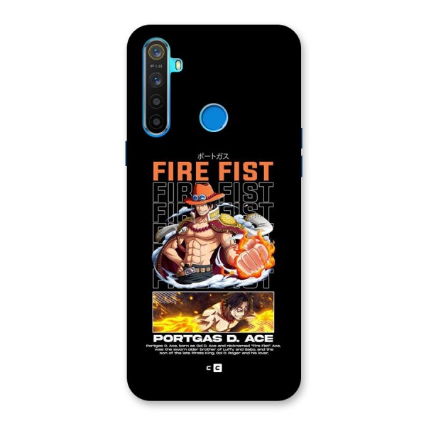 Fire Fist Ace Back Case for Realme 5