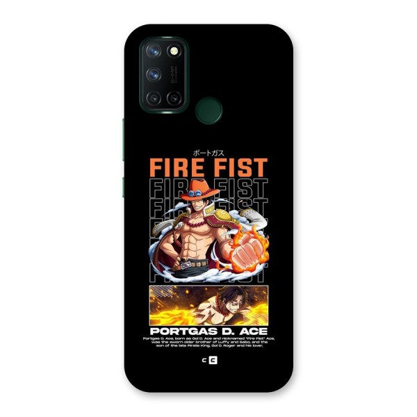 Fire Fist Ace Back Case for Realme C17