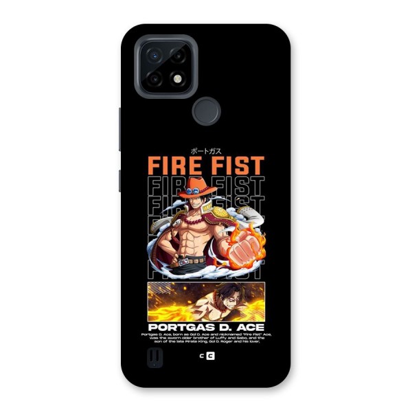 Fire Fist Ace Back Case for Realme C21