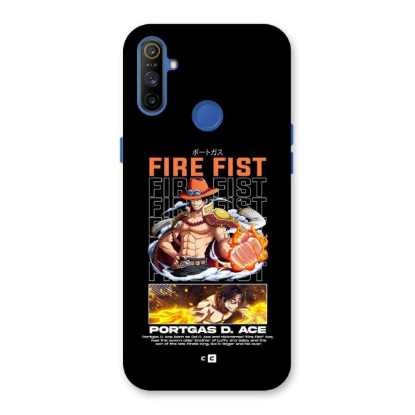 Fire Fist Ace Back Case for Realme Narzo 10A