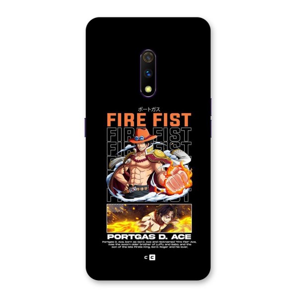 Fire Fist Ace Back Case for Realme X