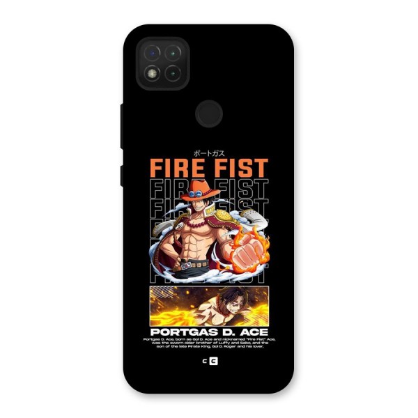 Fire Fist Ace Back Case for Redmi 9