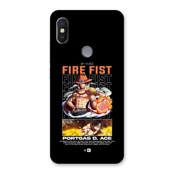 Fire Fist Ace Back Case for Redmi Y2