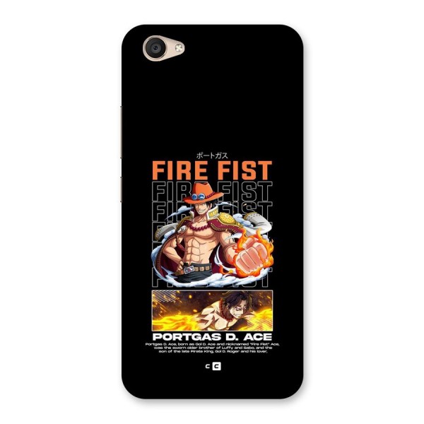 Fire Fist Ace Back Case for Vivo V5 Plus