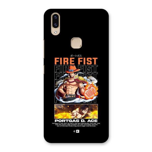 Fire Fist Ace Back Case for Vivo V9