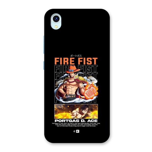Fire Fist Ace Back Case for Vivo Y1s