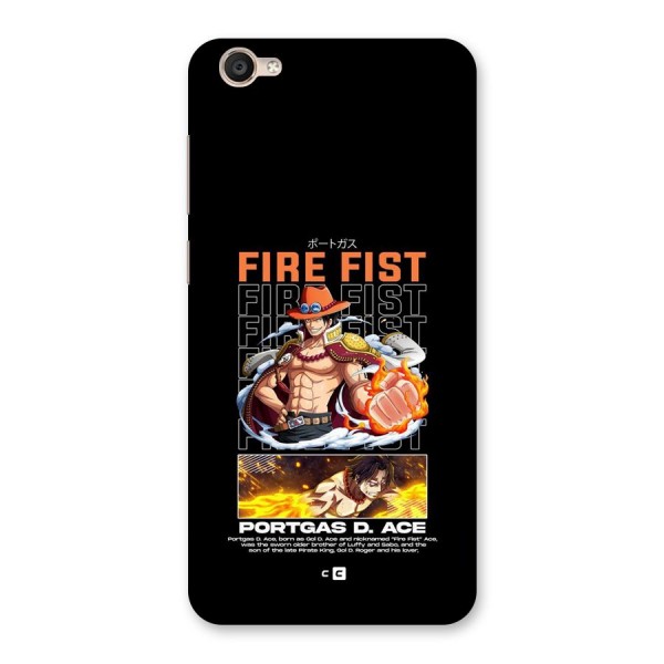 Fire Fist Ace Back Case for Vivo Y55L