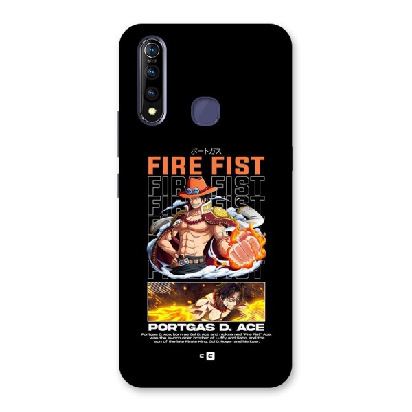 Fire Fist Ace Back Case for Vivo Z1 Pro