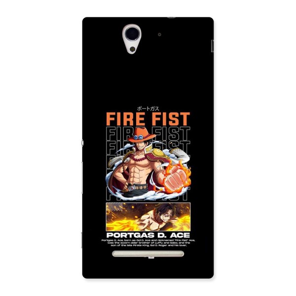Fire Fist Ace Back Case for Xperia C3