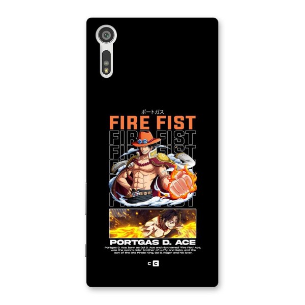 Fire Fist Ace Back Case for Xperia XZ