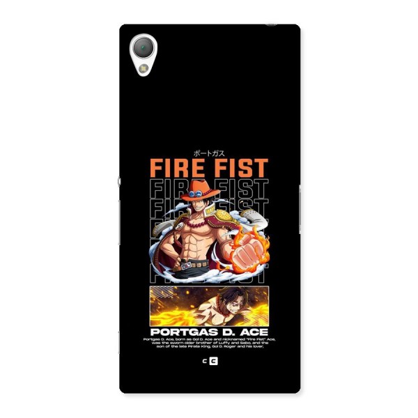 Fire Fist Ace Back Case for Xperia Z3