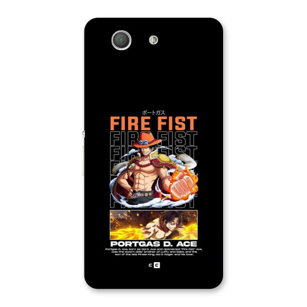 Fire Fist Ace Back Case for Xperia Z3 Compact