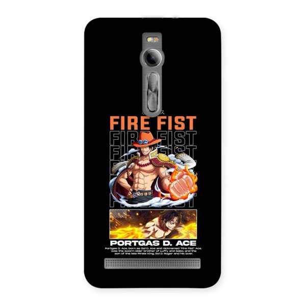 Fire Fist Ace Back Case for Zenfone 2