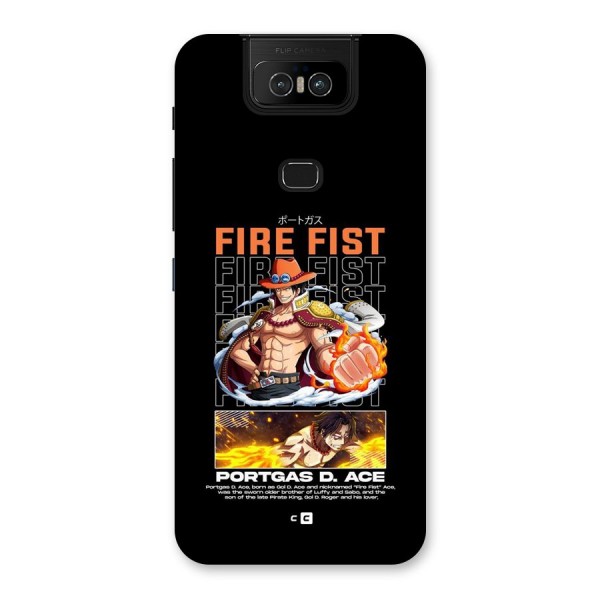Fire Fist Ace Back Case for Zenfone 6z