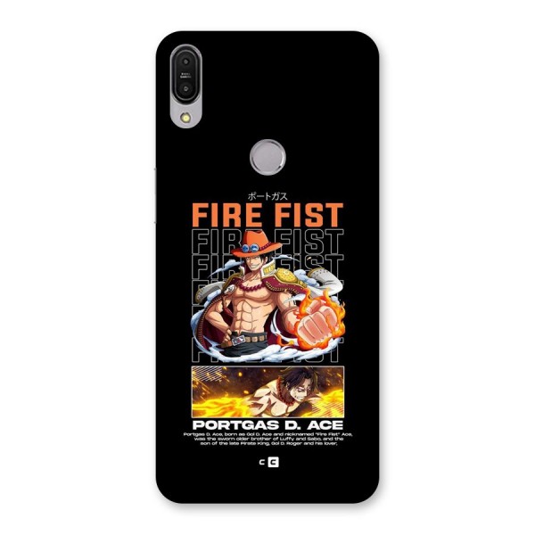 Fire Fist Ace Back Case for Zenfone Max Pro M1