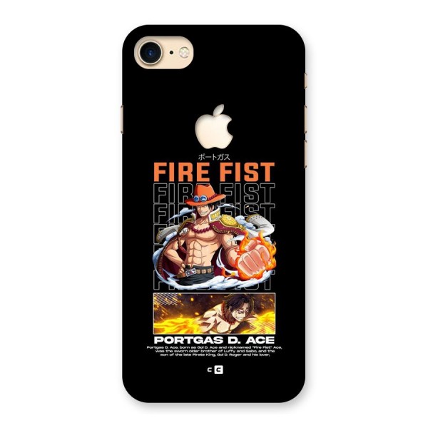 Fire Fist Ace Back Case for iPhone 7 Apple Cut