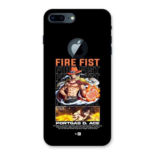 Fire Fist Ace Back Case for iPhone 7 Plus Logo Cut