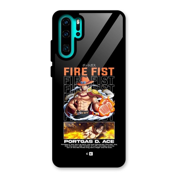 Fire Fist Ace Glass Back Case for Huawei P30 Pro