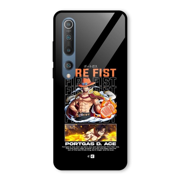 Fire Fist Ace Glass Back Case for Mi 10