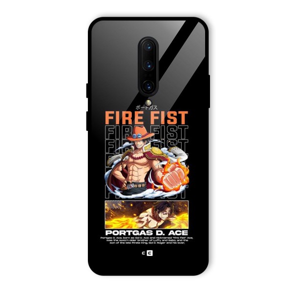 Fire Fist Ace Glass Back Case for OnePlus 7 Pro